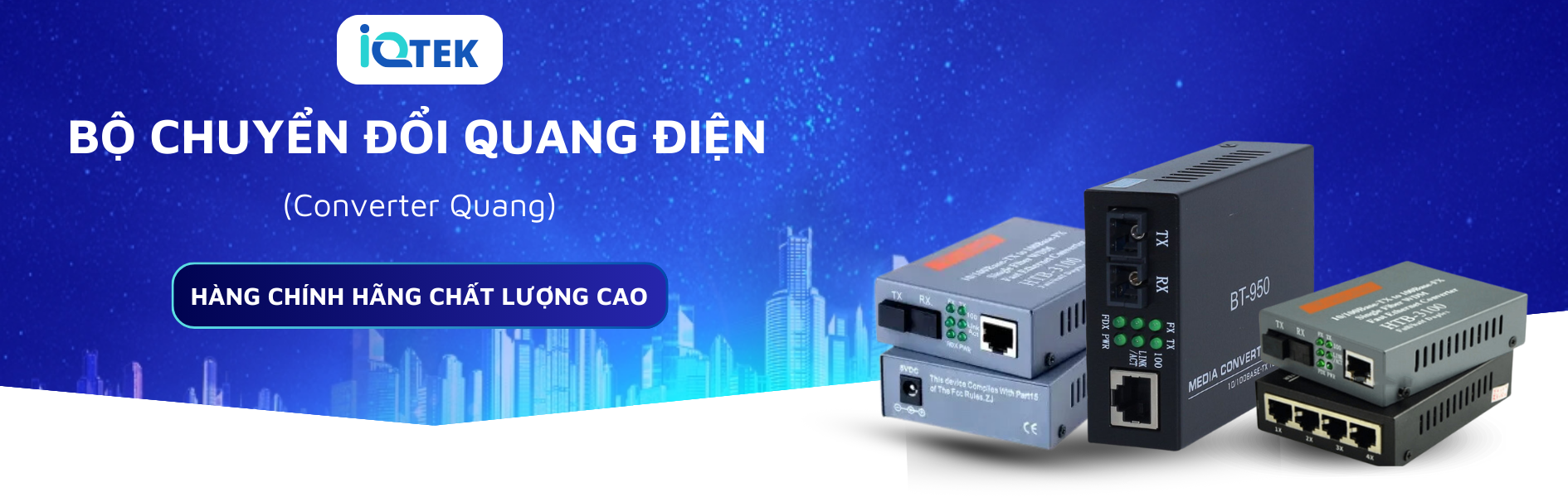 IQTEK - Bộ chuyển đổi quang điện