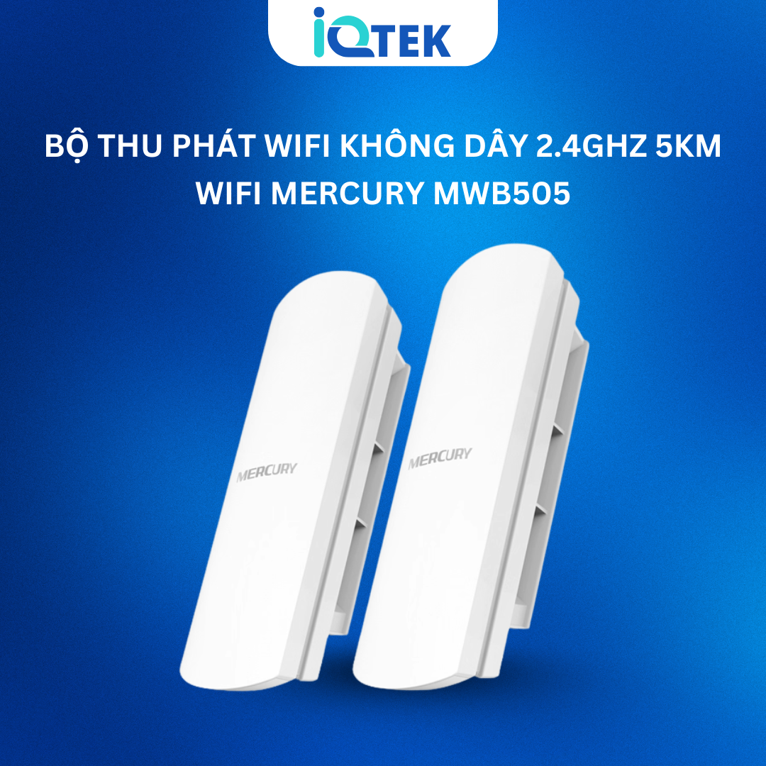 Bộ thu phát Wifi không dây 2.4Ghz 5Km Wifi Mercury MWB505